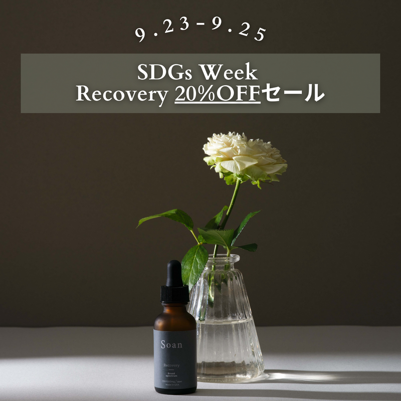 SDGs Week【Recovery】20%OFFセール実施